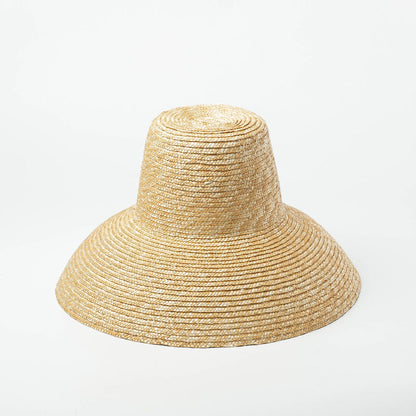 Vintage High Top Big Brim Straw Hat