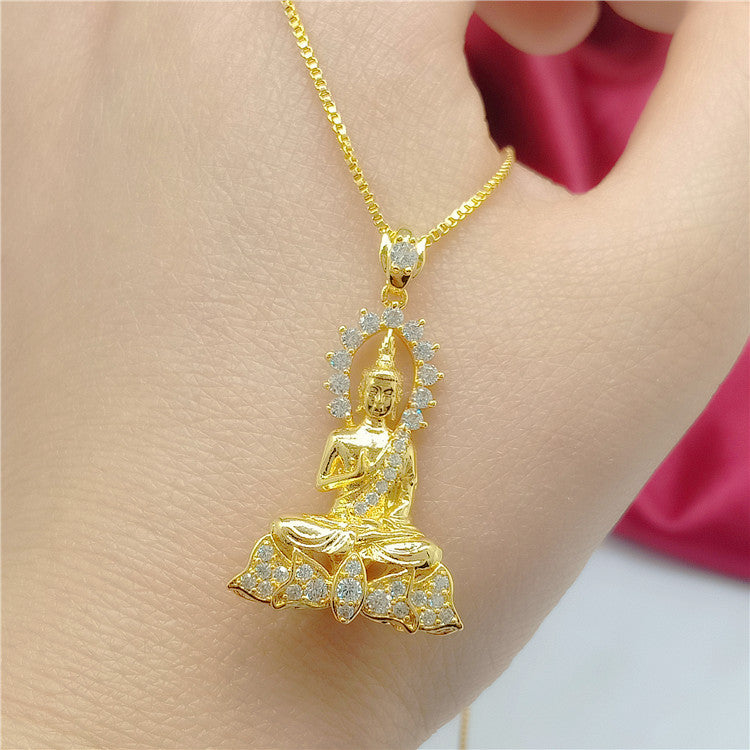 Buddha Pendant unisex necklace