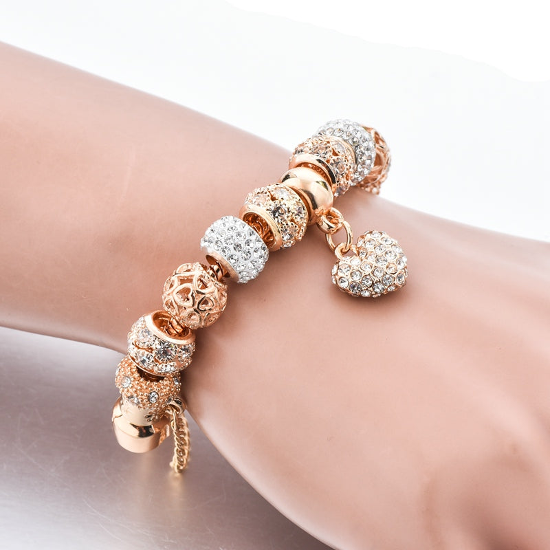 Diamond love bracelet