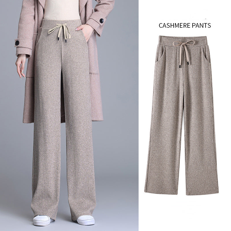 Casual All-match Knitted Trousers