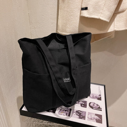 Simple One-shoulder Portable Canvas Bag