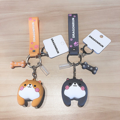 Corgi Dog Doll Keychain