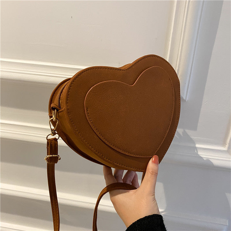 Leisure Fashion Heart Bag Crossbody Shoulder Bag