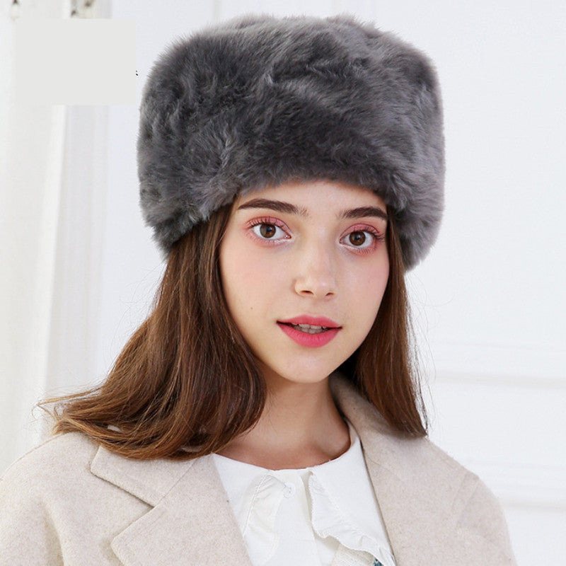 Warm And Cold Rabbit Fur Hat