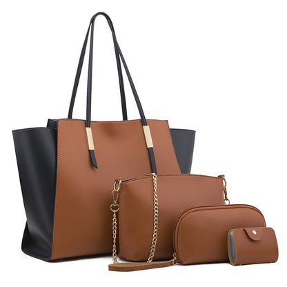 solid color four-piece bag