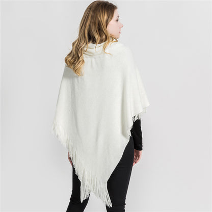 Winter Loose Kimono Cardigan Long Sleeveless Shawl