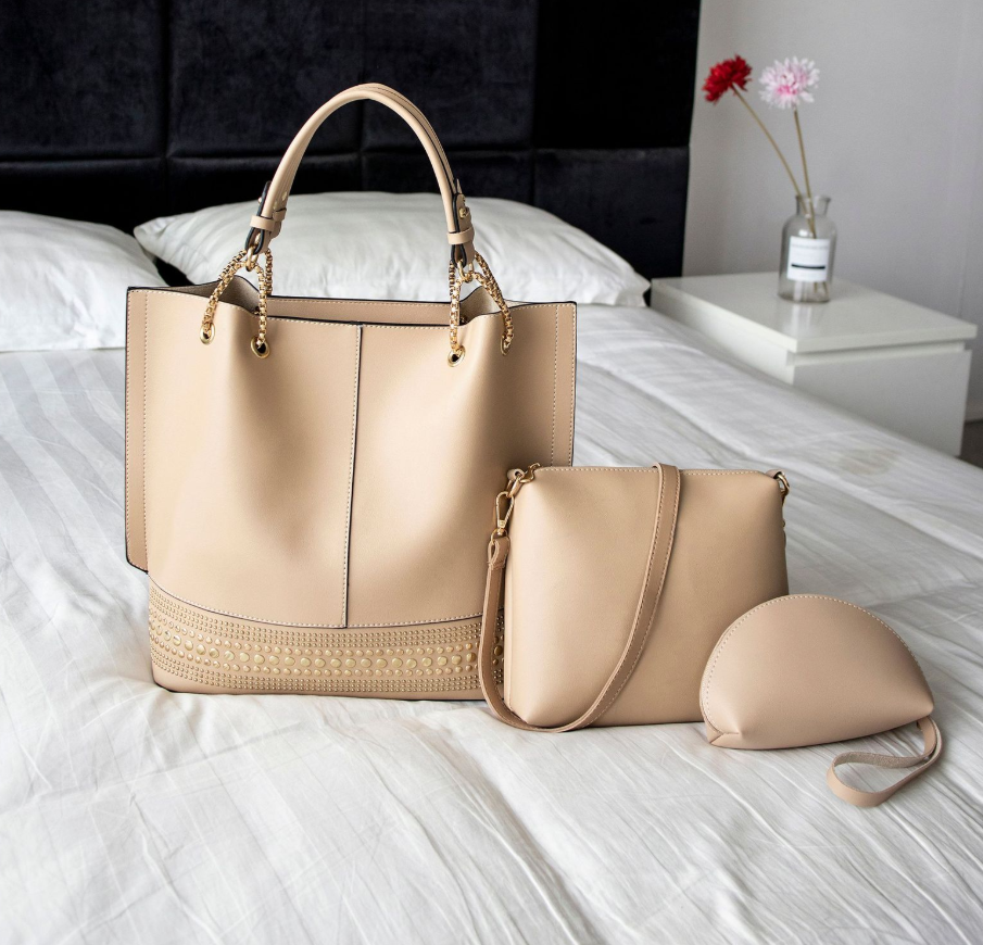 Three-piece shoulder bag