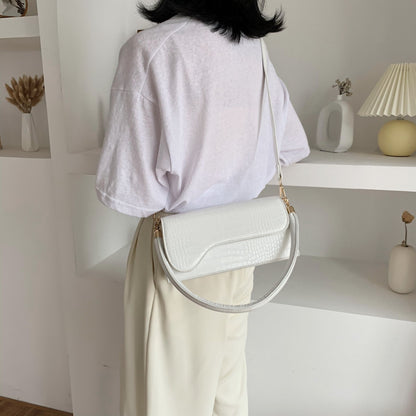 One-shoulder vintage underarm crossbody bag