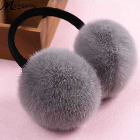 Winter Earmuff  Fur Earmuffs Winter Ear Warmers