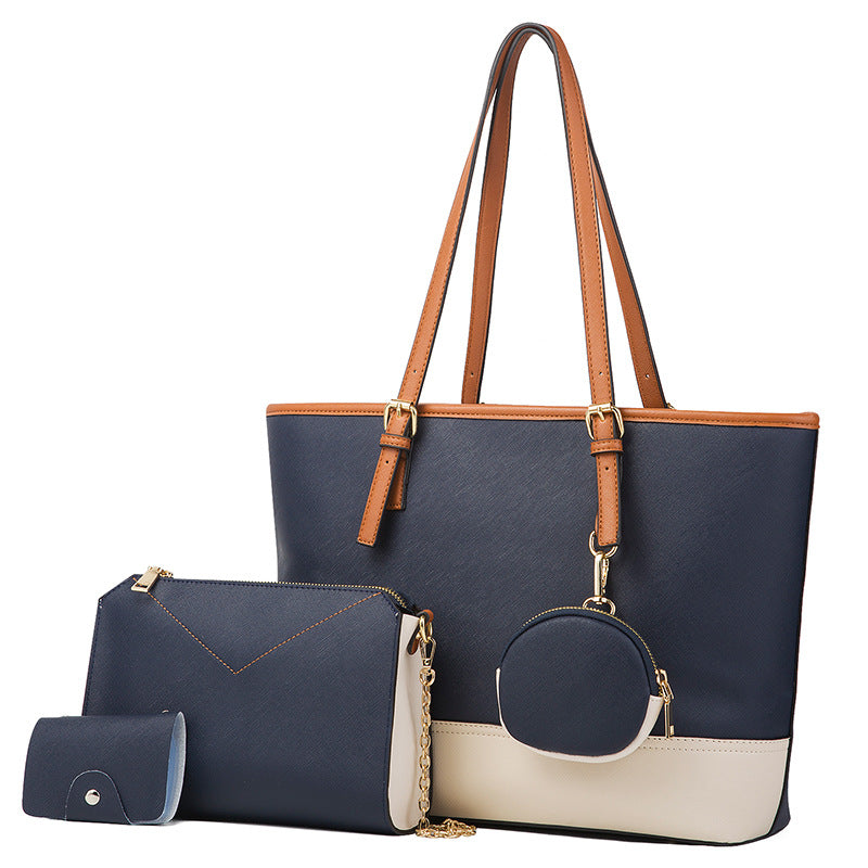 One-shoulder Handbag Set Of 4 Pieces