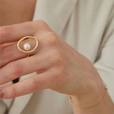 Ring pearl ring