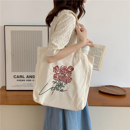 Rose Vintage Canvas Bag