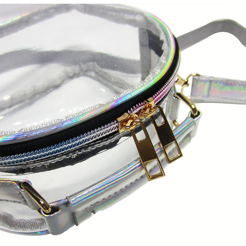 clear crossbody bags Laser Transparent Single Shoulder Crossbody Bag