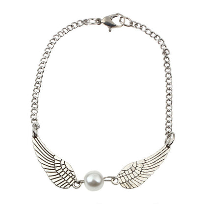 Angel Wings Pearl Silver Bronze