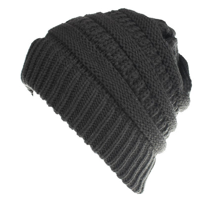 Solid Color Wool Knitted Hat