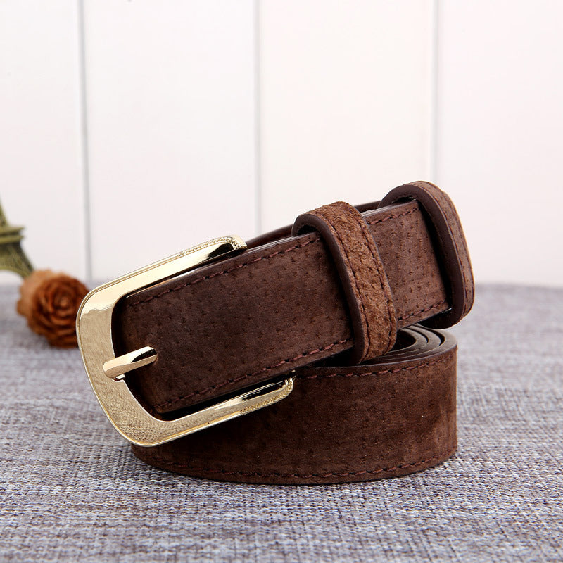 Fashion Women's Casual Pigskin Belt