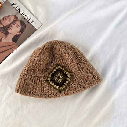 Autumn And Winter Retro Knitted Pot Hat