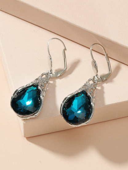 Water Drop Ear Buckle Retro Water Drop Earring Ear