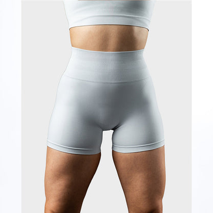 Sports Slim Hip Lift Elastic Tight High Waist Fitness Shorts