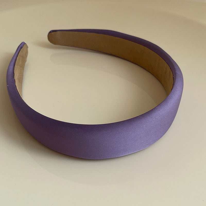 Retro Satin Sponge Headband