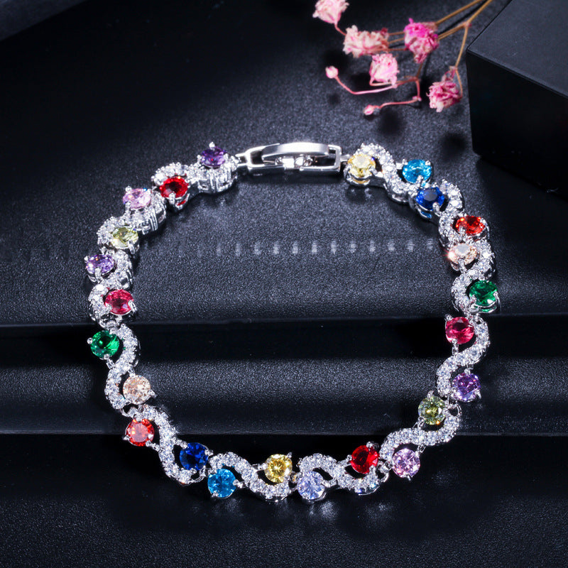 Exquisite diamond bracelet