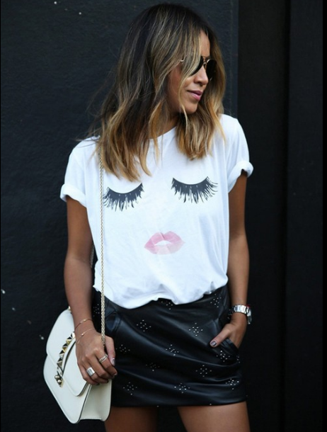 T shirt Kiss Lips