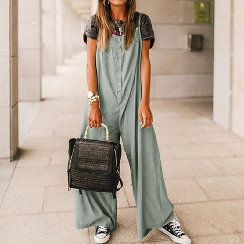 Retro Long Palace Lady Jumpsuit