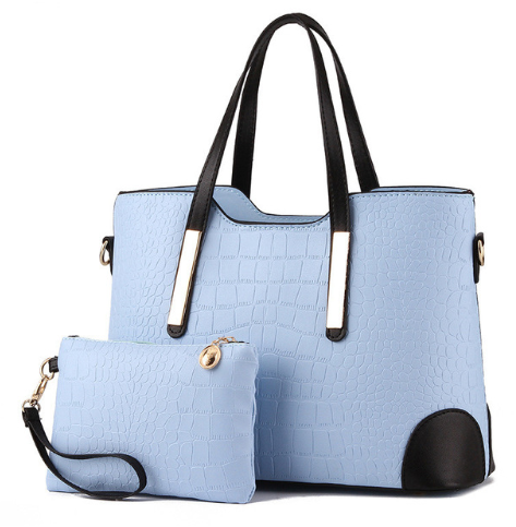 Fashion color matching bag shoulder bag