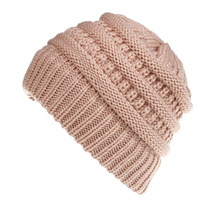 Solid Color Wool Knitted Hat