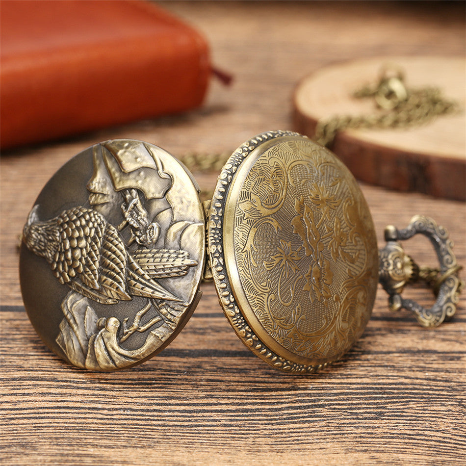 Eagle Bird Pocket Watch