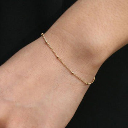 Copper chain bracelet