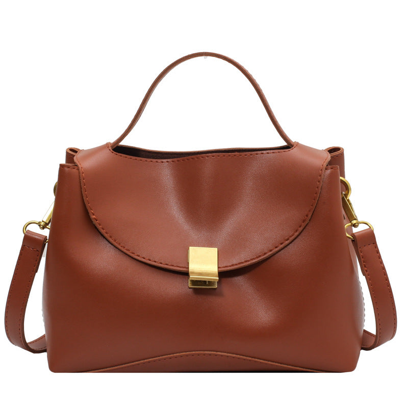 Fashion Leather One-shoulder Flap Bag