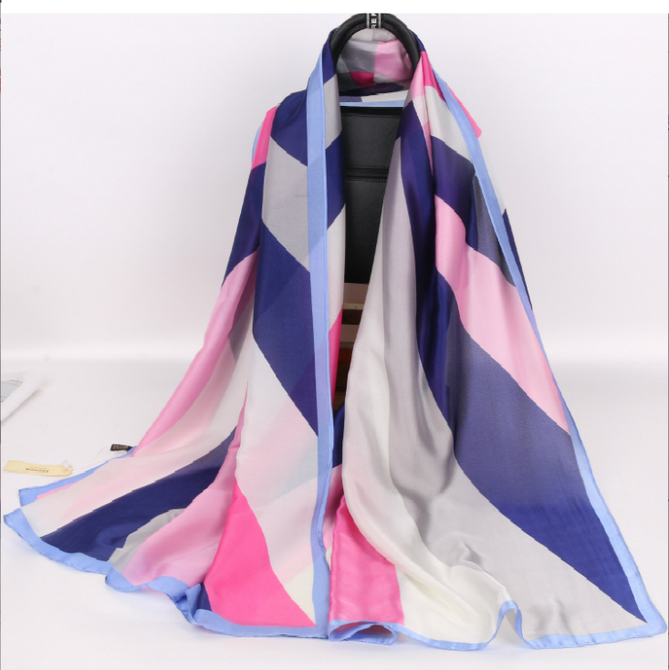 Fashion Sunscreen Simulation Silk Scarf