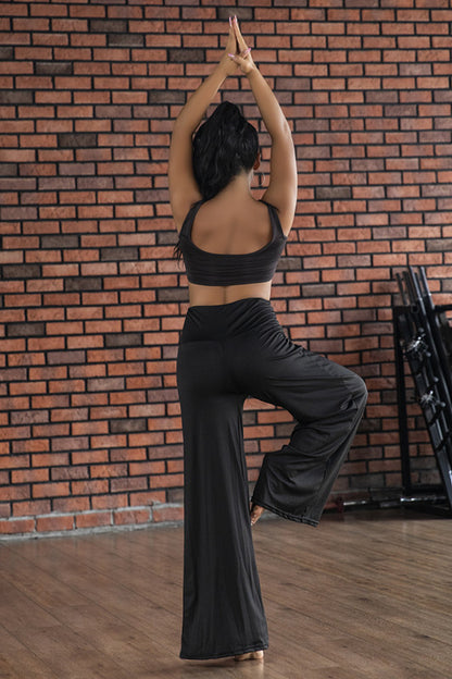 Wide-leg Skinny Yoga Pants