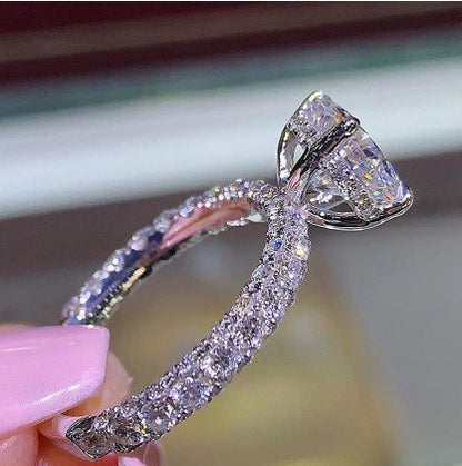 Fashion Women Jewelry Ring Elegant Crystal Rhinestones Ring