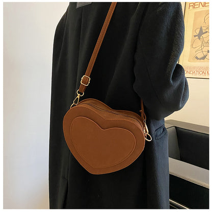 Leisure Fashion Heart Bag Crossbody Shoulder Bag