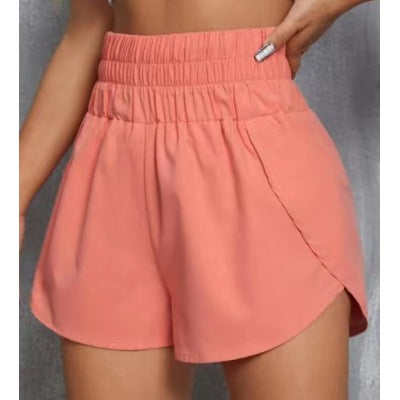 Casual Elastic Loose High Waist Sports Shorts