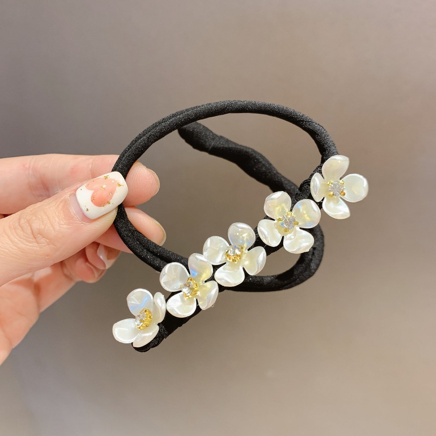 Hair Pearl Diamond Braided Hair Style Hairpin