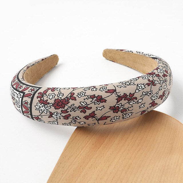 Thickened Sponge Floral Headband Daisy Fabric Headband