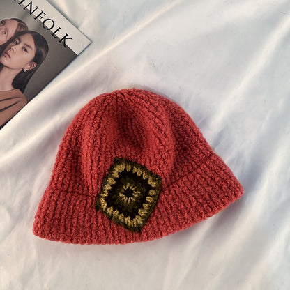 Autumn And Winter Retro Knitted Pot Hat