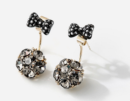 bow stud earrings