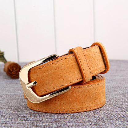 Fashion Women's Casual Pigskin Belt