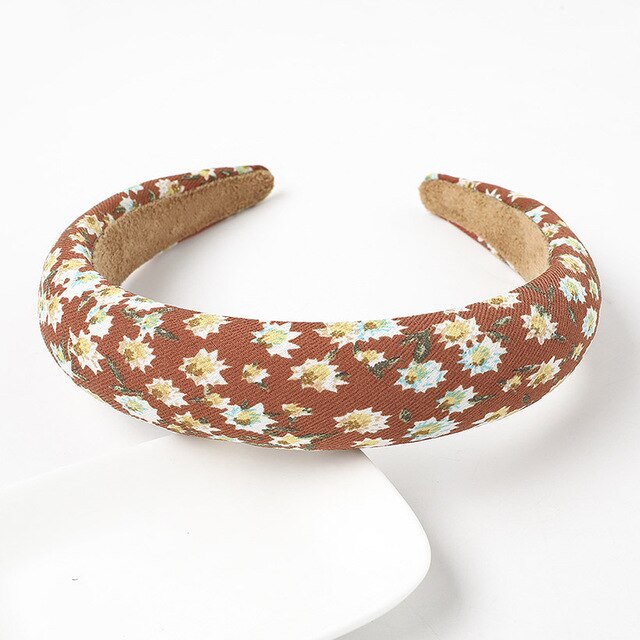 Thickened Sponge Floral Headband Daisy Fabric Headband