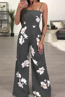 Sleeveless jumpsuit for summer