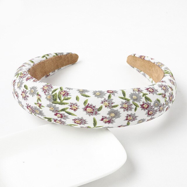 Thickened Sponge Floral Headband Daisy Fabric Headband