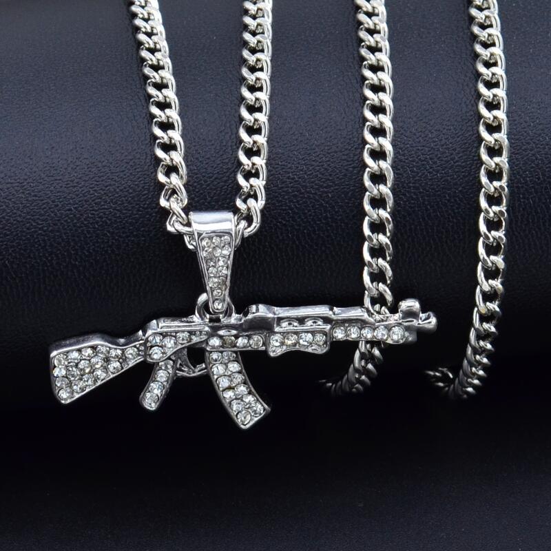 Cool Gothic Army Style Male Necklace