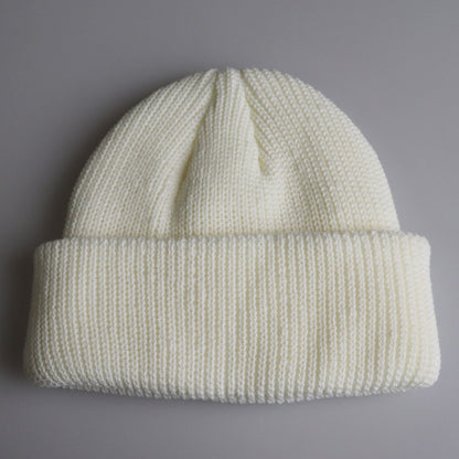 Knitted Woolen Cap Men And Women Melon Leather Cap