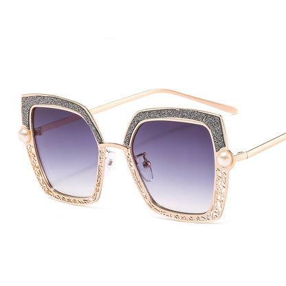 Metal Personality Rimless Sunglasses