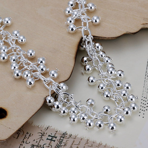 925 Silver Jewelry Spherical Fashion Bracelet