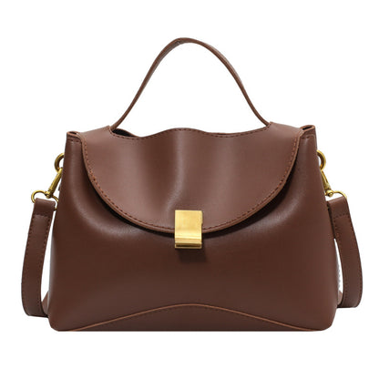 Fashion Leather One-shoulder Flap Bag